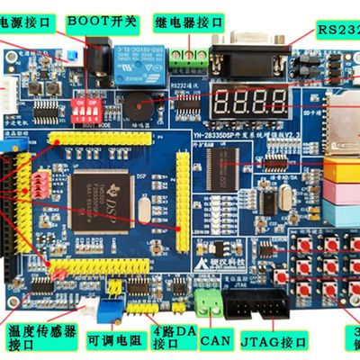 硬汉DSP开发板TMS320F28335B开发板学习板28335入门推荐9年老店