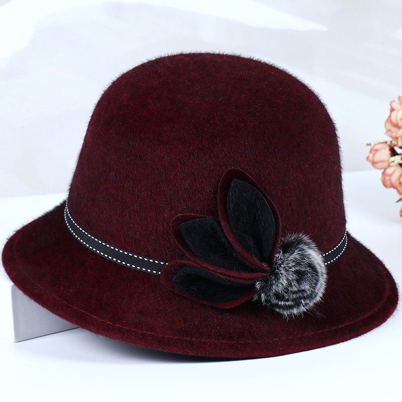 老人帽子女奶奶秋冬季盆帽中年妈妈婆婆毛呢礼帽老年人加厚时装帽,服饰配件/皮带/帽子/围巾,帽子,淘宝优惠券,粉丝福利购,淘宝优惠卷