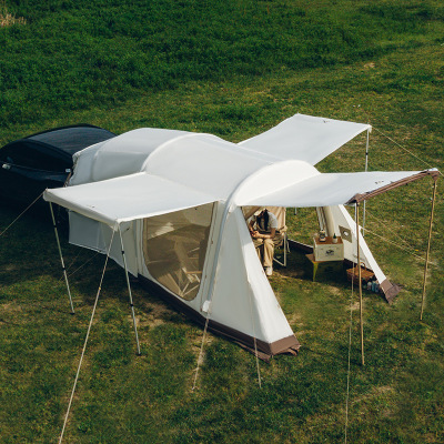 网红车尾账SUV天幕延伸移居215户外自动充气式帐棚两室一厅野外露