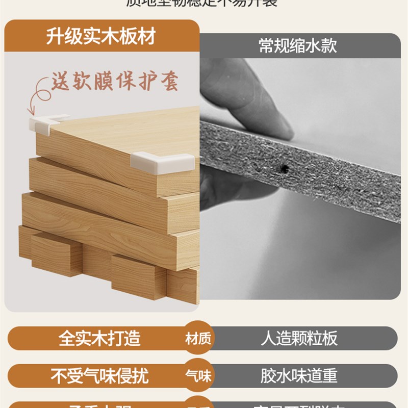 儿童书架全实木书柜置物架落地幼儿园组合储物收纳柜子矮柜格子柜