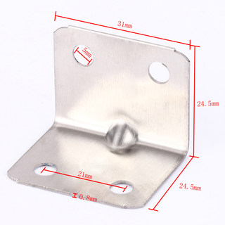 库直销不锈钢角码90度加厚直角l型衣整体橱柜固定角铁支架五金厂