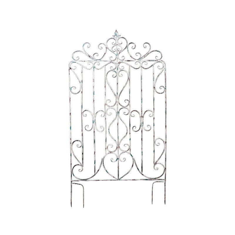 庭院铁艺爬藤架花架围栏阳台花园篱笆栅栏户外铁线莲攀爬植物支架