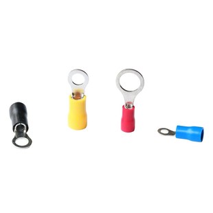 圆形预绝缘端头RV1.25 6冷压接线端子O型接线铜鼻子.环形铜线耳