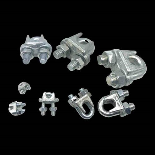 镀锌钢丝绳u型卡扣自锁扣夹头卡头绳子收紧锁紧器钢丝头固定夹板