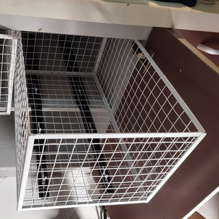 网格收纳箱整体橱柜拉篮铁艺超市陈列收纳筐定制厨房衣柜金属抽屉