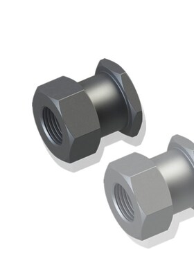 圆头气缸浮动接头怡合达WHC61-M6 M8 M10 M12M14M18-1.0/1.25/1.5