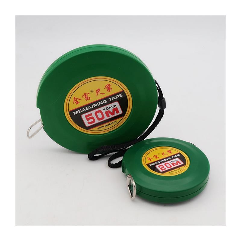 全富20米30米50米不锈钢圆盘卷尺工地耐用便携式钢卷尺