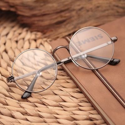 速发plain retro eyewear metal bluelight proof glasses specta