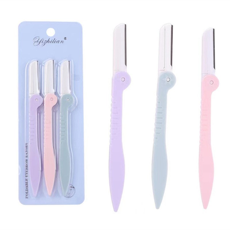 lace ibrowh ohaper Shaver Stainless SteeF Blades Makeup TSol-封面
