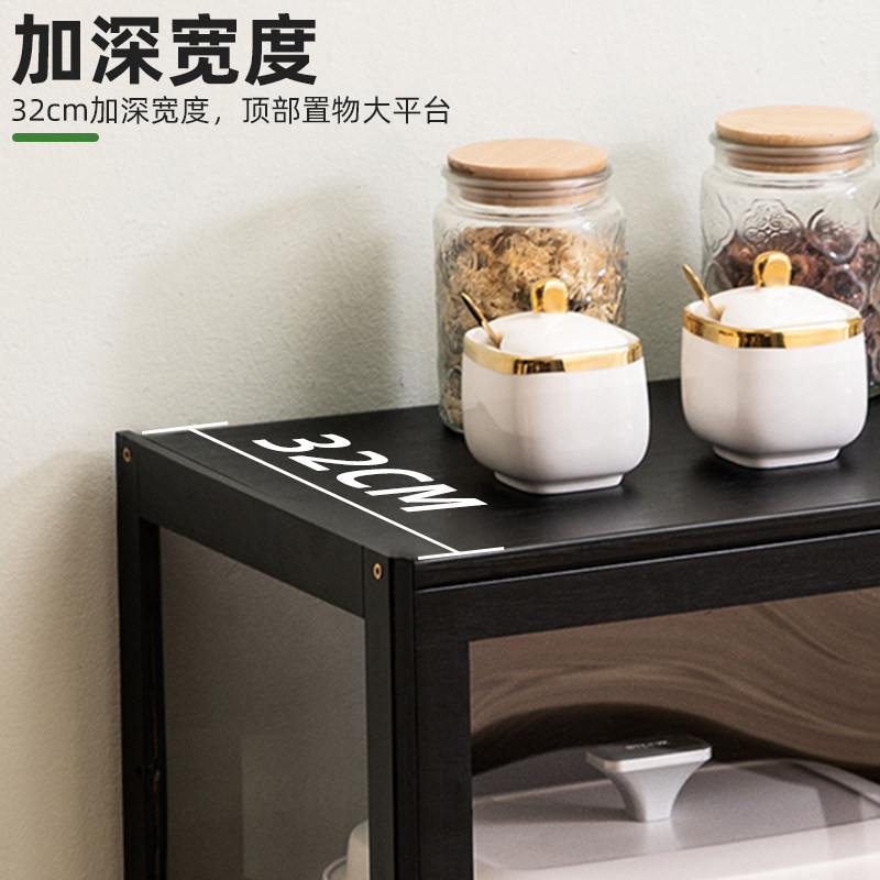 现货厨房置物架调料碗碟收纳架子微波炉台面多层储物柜子用品大全