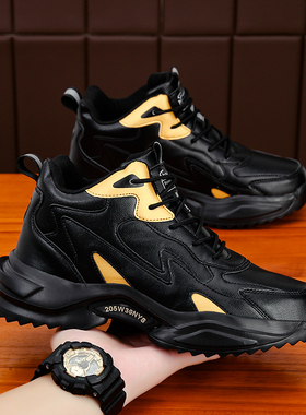 大尺码45码46黑色男鞋冬季t防水47二棉鞋男加绒48加厚38运动鞋子