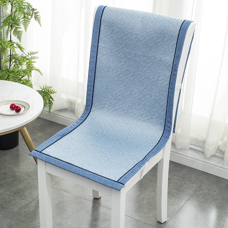 OF9D夏天凉席椅子坐垫靠u垫一体办公室凉垫薄老板座垫带扶手冰丝