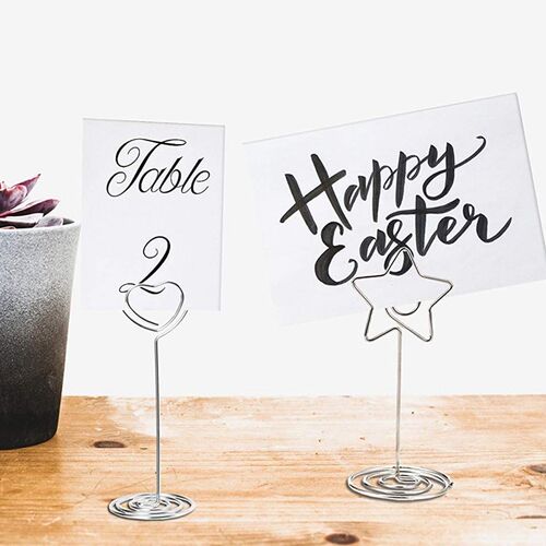 20 Pieces Door Name Table Holder Photo Memo Card Clip Brand