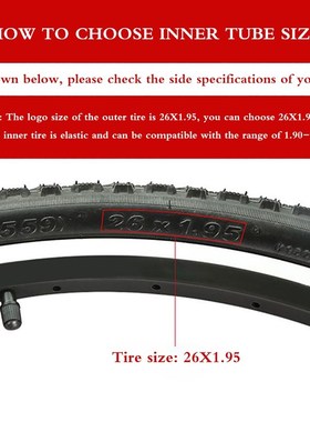 Tube 20/24/26/*1.75/2.125 Bicycle Inner Tube Butyl Rubber Wi