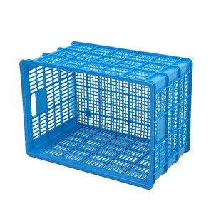 蓝色680水果筐塑料大号蔬菜筐全熟料配货筐仓库中转塑料周转筐