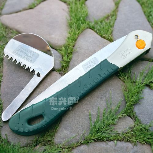 园艺手锯台湾虎鲨V-25折叠锯园林锯树枝锯修枝剪锯子果树锯木头锯