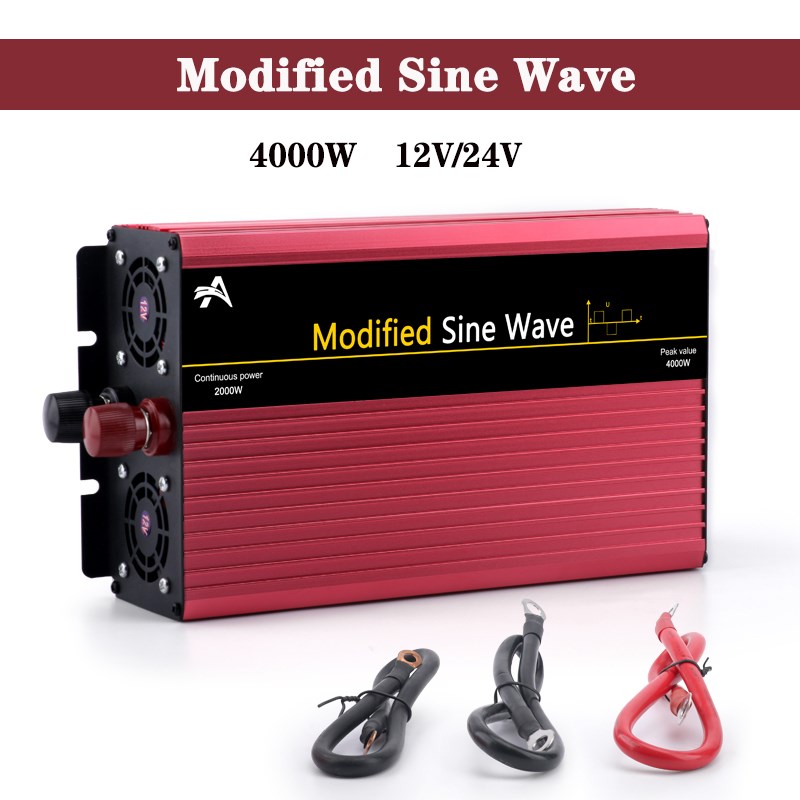 2000W/4000W Modified Sine Wave solar inveNrter DC 12V / 24V 电子元器件市场 外设配件 原图主图