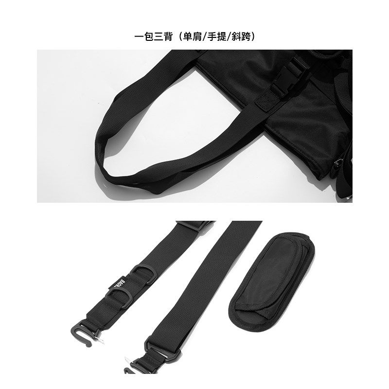 潮牌多功能男士手提通勤包学生书包女斜挎包大容量休闲单肩包背包,箱包皮具/热销女包/男包,男士包袋,淘宝优惠券,粉丝福利购,淘宝优惠卷