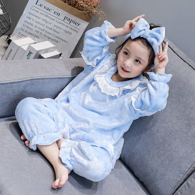 速发Girls Fall 2021 Pajama Sets Coral Fleece Fashion Clothin