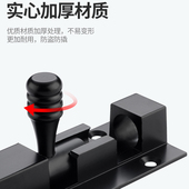 不锈钢明装 门闩 插销门栓门扣免打孔插销锁加厚木门窗户门锁扣老式