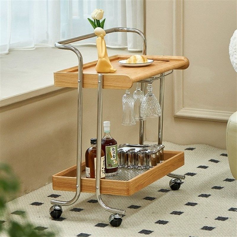 中古小推车实木边几客厅茶几沙发移动推车置物架小户型茶几餐车,住宅家具,移动边几/推车,淘宝优惠券,粉丝福利购,淘宝优惠卷