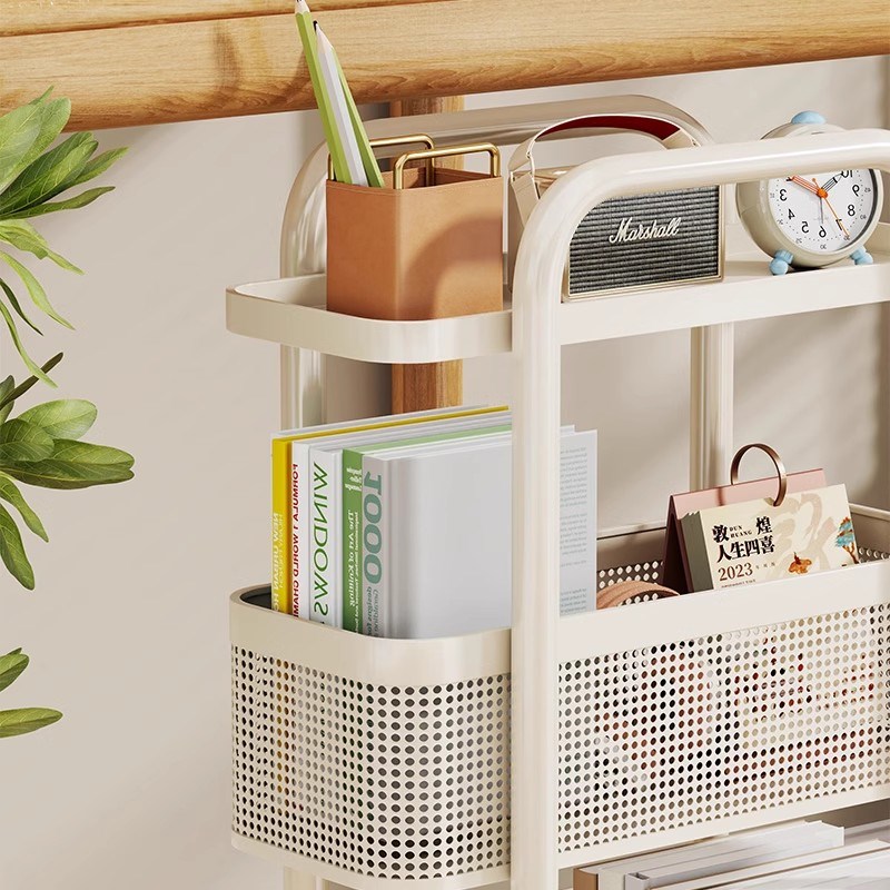 家用10cm夹缝收纳柜冰箱侧面8/9/10cm超窄缝隙柜大容量分层置物架