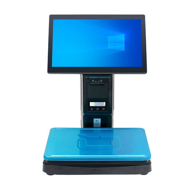 AI智能识别标签条码秤称重打印一体机水果生鲜超市专用触屏条码秤