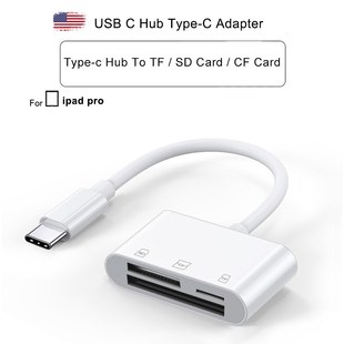 Ingelon Micro Sd Card Reader Usb C 3 In 1 Memory Card Reade