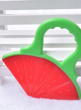 Toddlers Infants Baby Teething Toys Soft Silicone Fruit Cad