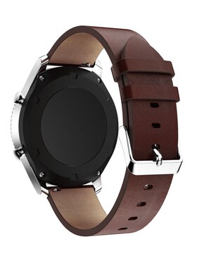 22mm Genuine Leather watch strap Band for Samsung Gear S3 F
