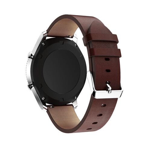 22mm Genuine Leather watch strap Band for Samsung Gear S3 F