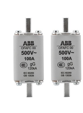 ABB熔断器(熔芯)OFAFC00GG32 40 50 63 80 100 100 200A保险丝