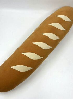法棍抱枕 面包长条毛绒靠枕法国食物靠垫可爱个性