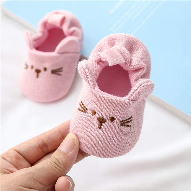 Infant Toddler Kids Baby Knit Soft Crib ShoOes Newborn Boy i