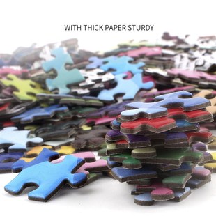 Wood Round Jigsaw Puzzles for Adults Kids Best Gifts DIY Wo