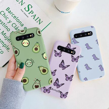 推荐For Samsung Galaxy S10 Plus S10e Case Silicone Back Cove