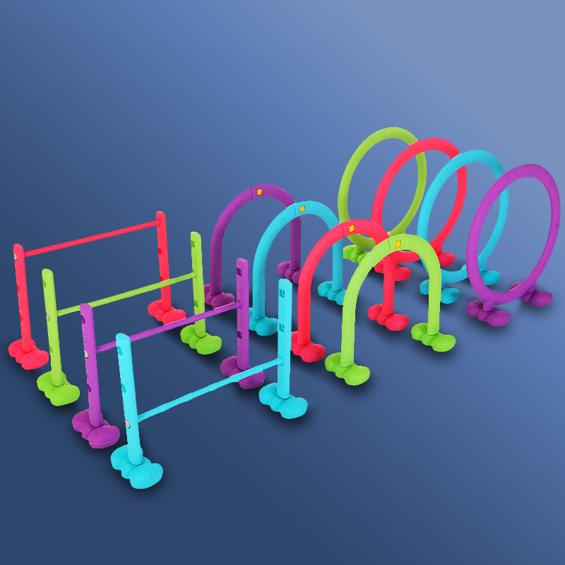 园圈钻运动会跨j栏体育活动器材塑料钻洞厚内户外加室早教