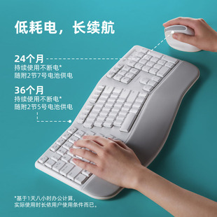 日本SANWA无线键盘p滑鼠套组静音人体工学办公台式 笔记本通用键鼠