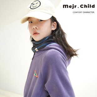 蜜壹朵24秋冬羊妈家儿童加绒暖绒一体加厚外套小学生校服外套推荐