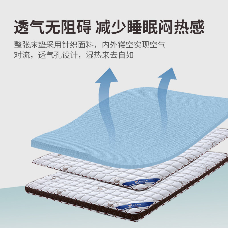 椰棕床垫棕垫3e环保薄款中硬垫婴儿偏硬棕榈垫子天然儿童家用硬垫