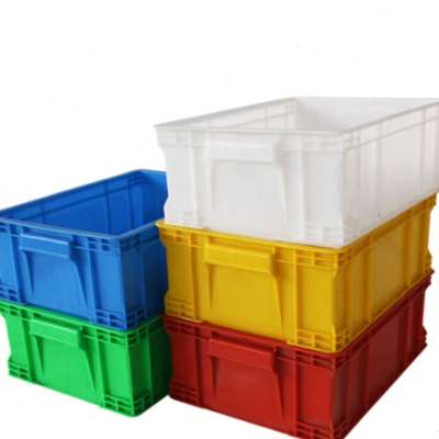 1采箱转箱长方形塑料箱物流箱整理箱z塑胶箱周外450X340X筑00红色