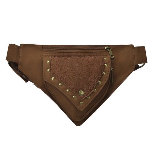 外贸男女复古腰包时尚斜挎包多功能收纳包户外潮酷包手机包