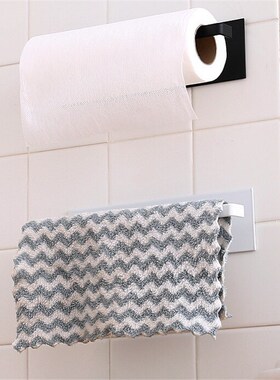 Portable Tet Kitchen Roll Paper Holder  Towel Rack Wall-Moun