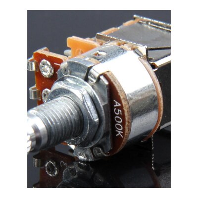 Chrome Guitar Switch Knob A500K B500K A250K B250K Push Pull