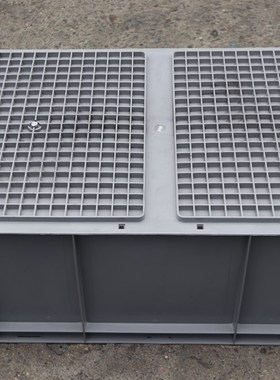 4626塑料周转箱加厚灰色带盖物流EU箱600*400*260