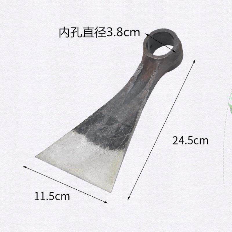 小众高货手工锻打汽车连杆加厚锄头镐头镢头农具刨树根树坑挖笋园