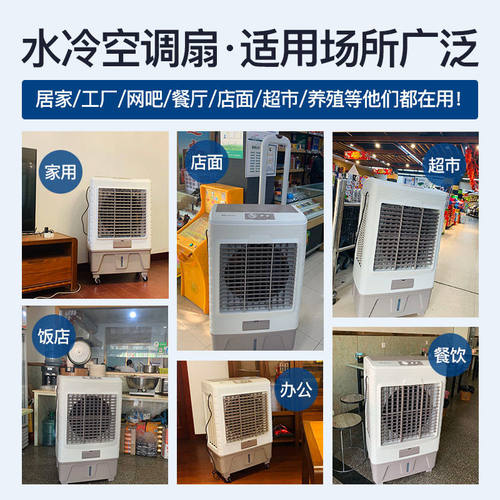 广龙冷风机工业大j型水冷式空调商用饭店工厂制冷风扇移动水风扇