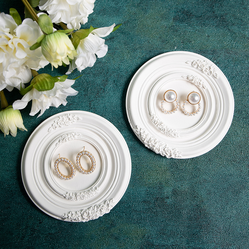 首饰展示架石膏画k框套系耳环架戒指托垫饰品珠宝陈列拍摄道具摆