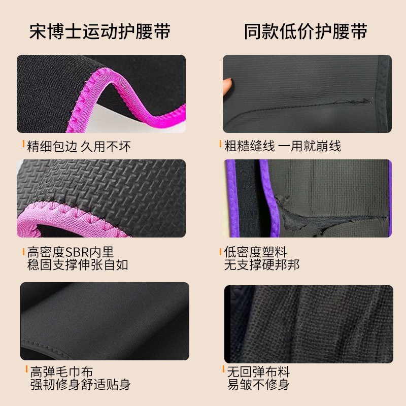 专攻腰腹强效暴汗塑腰宋博士运动塑腰带P跑步健身塑腰护腰带
