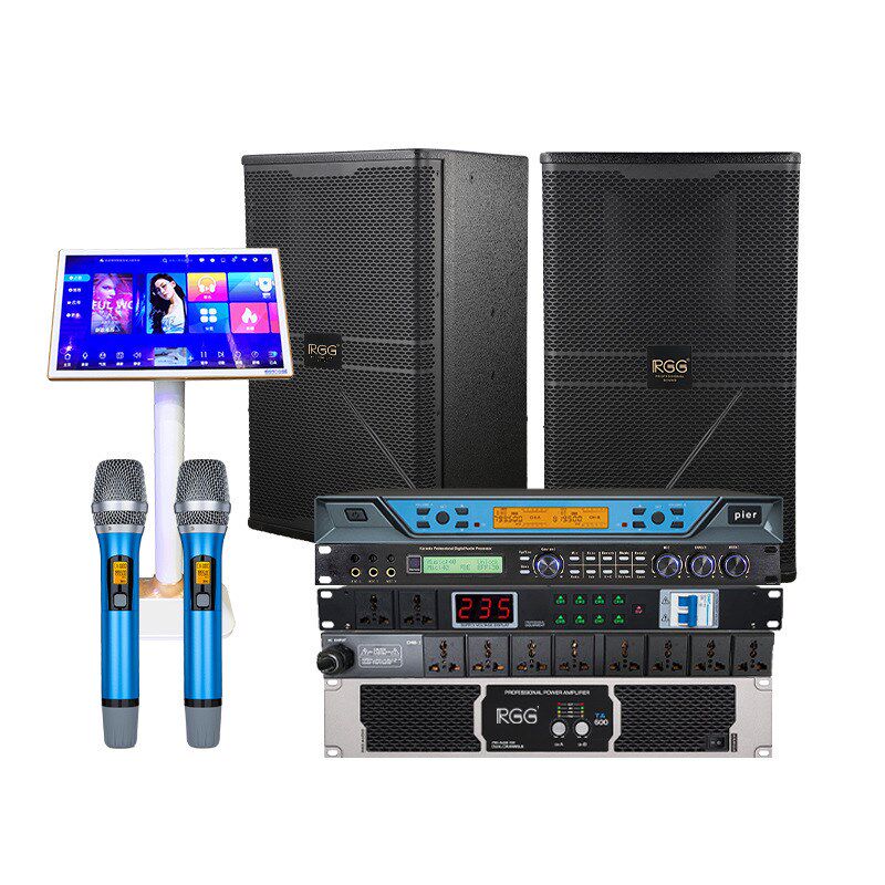 12寸ktv音响套装低音炮点歌机一体机商用Mktv音响设备全套工厂